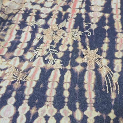 Johnny Was Mia Boho bestickt Jersey Strick Top Retro Hippie Multi Batik L - Bild 5 von 12