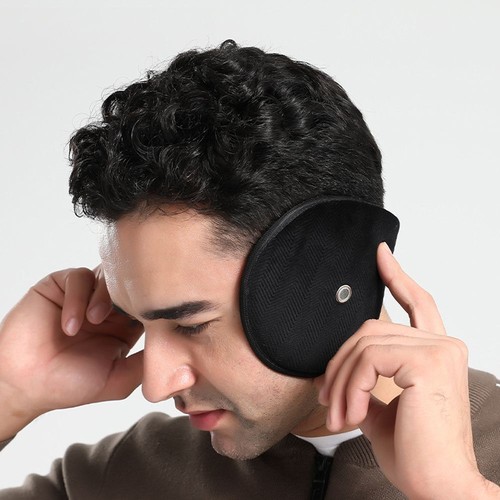 Ear Muffs Winter Warmers Earmuffs Thickened Plush Earbags Plush With Receiver - Picture 3 of 11