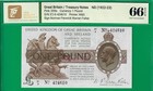 Great Britain ND(1922-23) pound, P359a, Gem UNC *66* EPQD, w/ excellent corners!