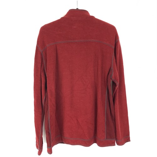 Tommy Bahama Half Zip Reversible Sweatshirt Men's XL Red Pullover Knit Outdoor - Picture 5 of 16
