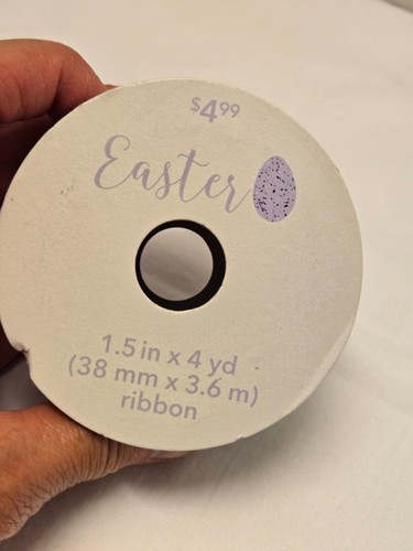 New Set of 5 Spools of Michaels and Joann Easter Themed Ribbon - Picture 12 of 16