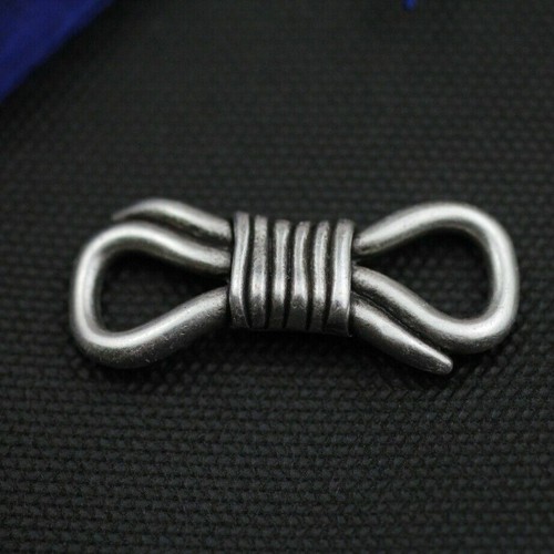 1 Armband Verbinder Stacheldraht Anhänger Antik Silber DIY Schmuck Zubehör - Picture 6 of 8