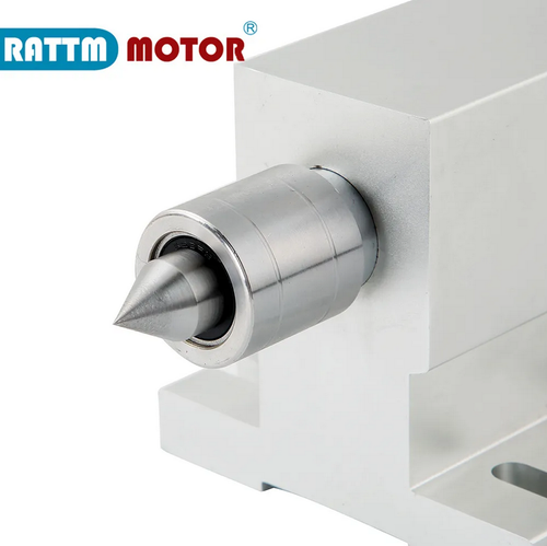 65mm Pneumatic Tailstock Movable Top Thimble Indexing Head For CNC Rotary Axis - Picture 5 of 6