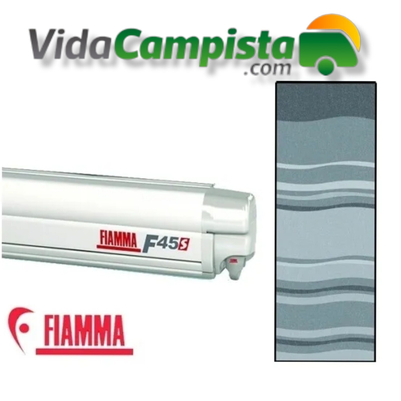 Toldo Fiamma F45 S Royal Grey 3 metros para caravanas ,autocaravanas y...