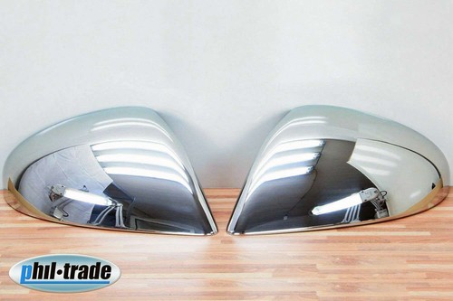 Set Edelstahl Spiegel Kappen V2A passend für VW Touareg II ab 042010-2014 (7P5)