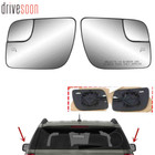 New Pair L+R Front Door Side Wing Mirror Heated Glass For FORD Explorer 2011-19
