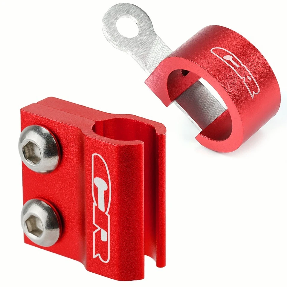 Soporte de abrazadera de manguera para líneas de freno delanteras para HONDA CR 80R/85R CR125R CR250R CR500R Foto 2 de 4
