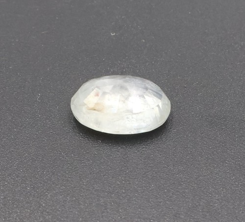 Natural White Sapphire Oval Sapphire 6.00 Cts 12.5x9.5 mm September Birthstone - Picture 5 of 5