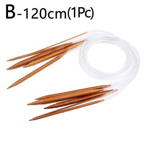 1PC Double Tip DIY Bamboo Sweater Ring Knitting Knitting Accessories - Picture 45 of 55