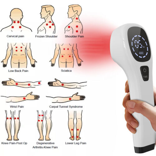 Pain Relief Laser Therapy Multifunctional 808nm 650nm Red Light Cold Laser Treat - Picture 10 of 11