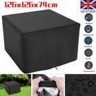 Waterproof Patio 126x126x74cm Furniture Cover Cube Outdoor Garden Rattan Table