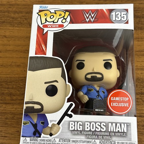 Funko Pop! Vinyl: WWE - Big Boss Man - GameStop Exclusive #135 mit Protector