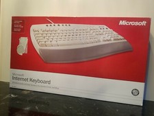 MICROSOFT INTERNET KEYBOARD C19-00330 PS2 w/DETACHABLE PALM REST 