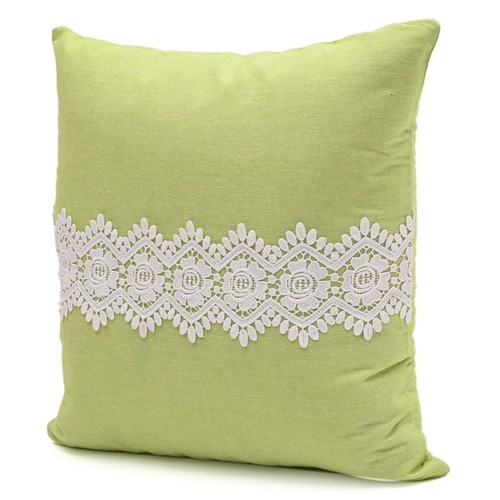 Decorative Cushion Cover Throw Pillow Case Covers Home Decor Solid with Lace-S5 - Picture 36 of 73