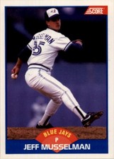 1989 Score MLB Jeff Musselman #558