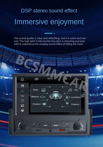 Single 1DIN Auto MP5 Player Stereo Radio Bluetooth USB für CarPlay Android Auto - Bild 11 von 18