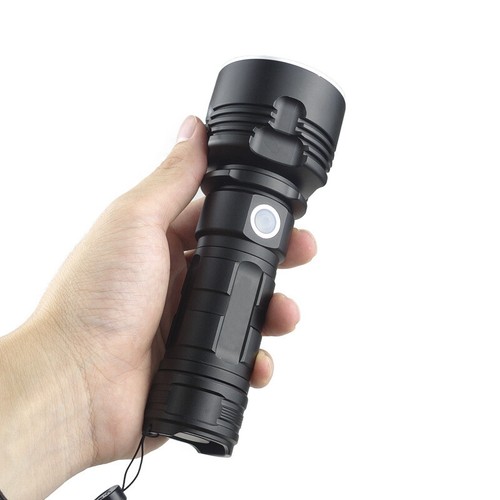 120000LM CREE L2 LED Tactical Rechargeable Flashlight USB Camping Hunting Torch - Picture 9 of 12