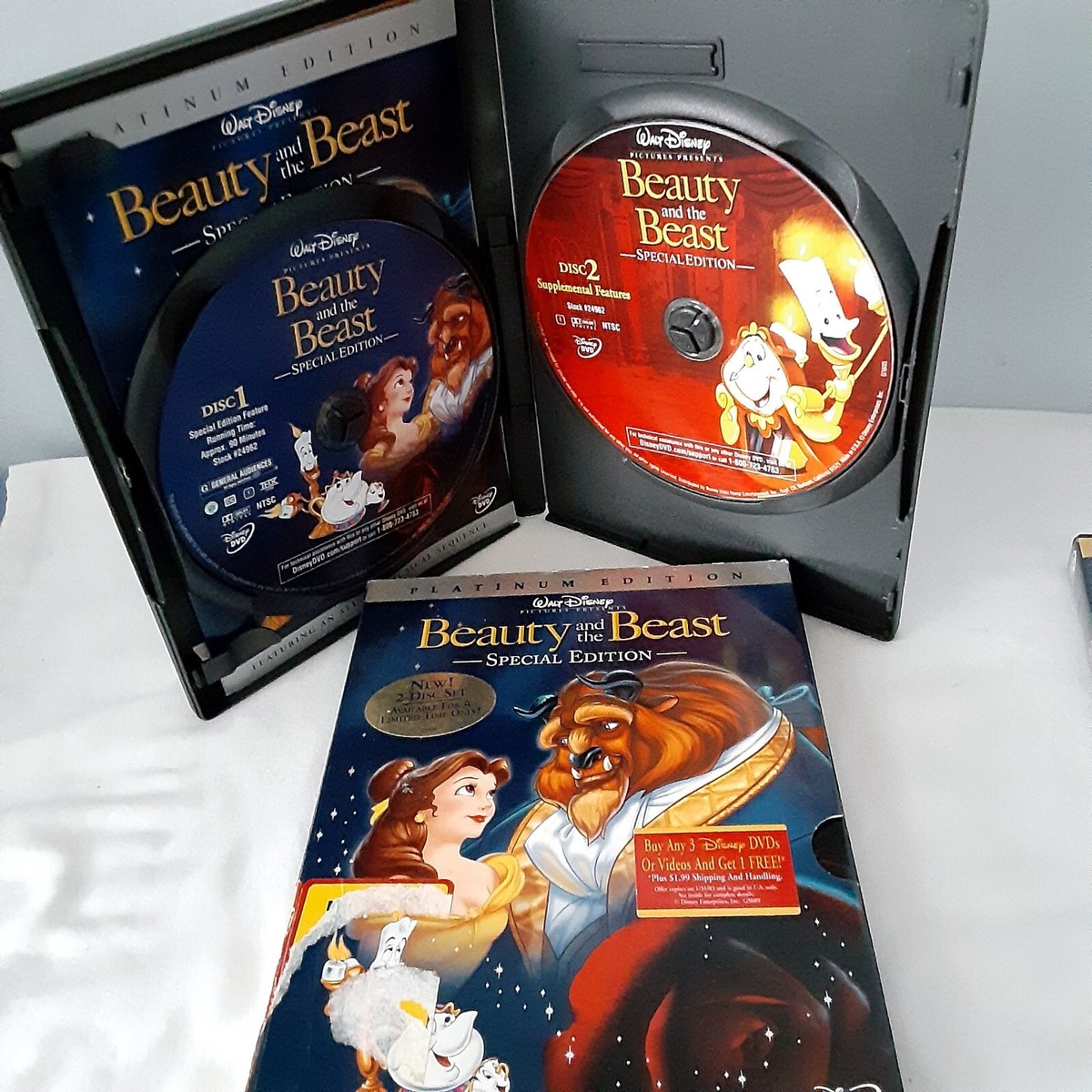 Disney Program CD DVD セット Disney Aladdin Platinum Edition DVD 2004 2-Disc Set Special