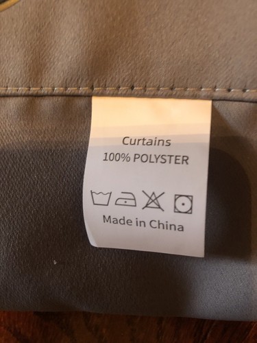 Cortinas de ventana gris oscuro oscurecimiento con aislamiento térmico de 2 paneles 42x82 - Imagen 6 de 6
