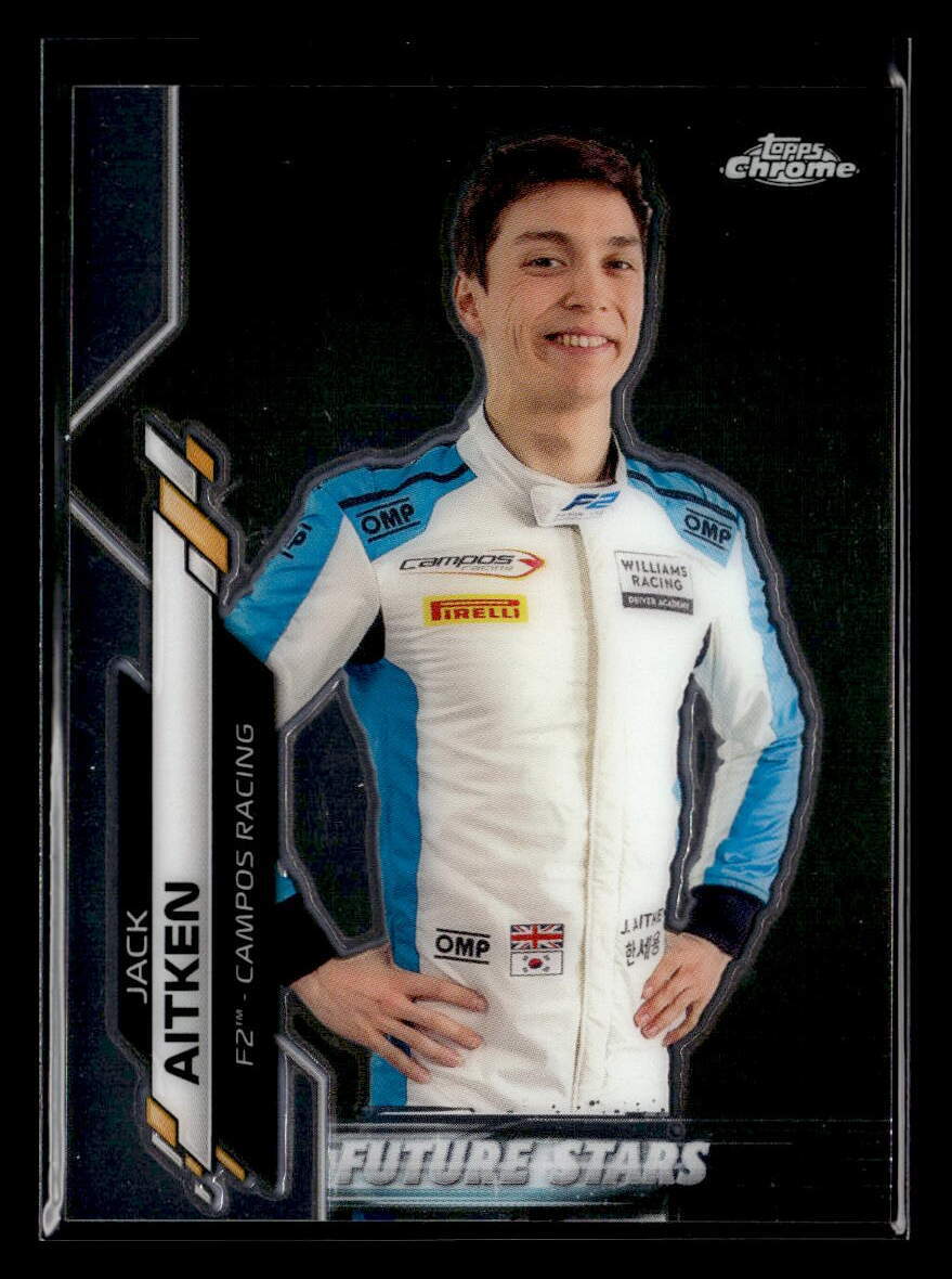 2020 Topps Chrome F1 1st Edition Refractor Auto Jack Aitken