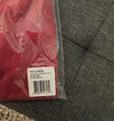 French Toast Red Polo Uniform Tops. Unisex. SZ 10-12. LOT of FIVE …5. NIP. - Picture 4 of 4