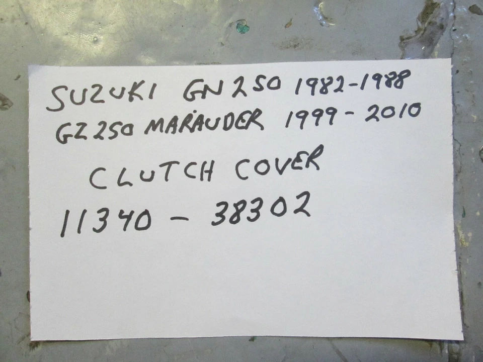 CUBIERTA EMBRAGUE SUZUKI 1982 - 1988 GN250 1999 - 2010 GZ250 MERODEADOR 11340-38302 Foto 4 de 4