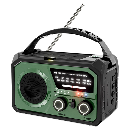16000Mah AM/FM Portable Radio Emergency Radio BT LED Flashlight Power Bank SOS A - Picture 8 of 12