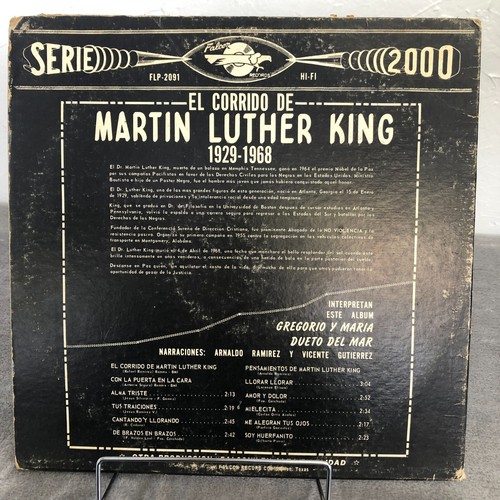 EL CORRIDO DE MARTIN LUTHER KING Gregorio y Maria y Dueto Del Mar LP (OB28) - Bild 3 von 12