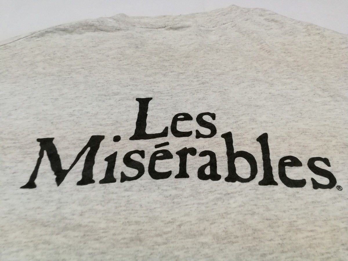 トップス 80s Vintage Les Miserable London VINTAGE 80s 1986 LES MISERABLES LEICESTER SQUARE LONDON T