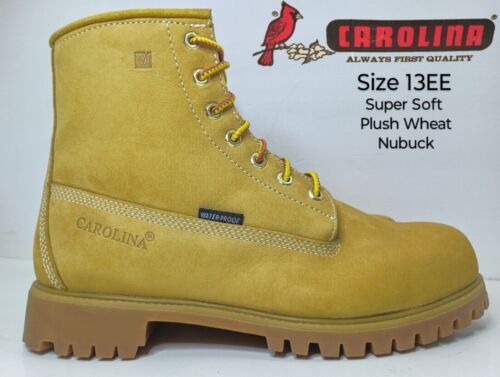 Stivali Journeyman impermeabili premium 6" grano 13EE Carolina peluche nabuk CA3045 - Foto 4 di 23