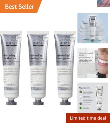 Refreshing Mint Whitening Toothpaste - Natural Treatment for Sensitive Teeth