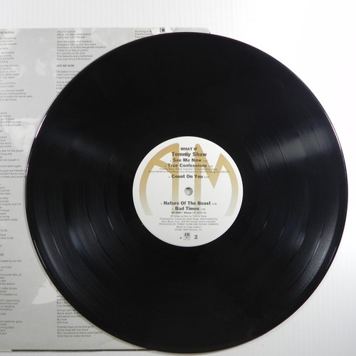 Tommy Shaw – What If 1985 A&M Records Vinyl LP ~ Styx's Guitarist Solo Album - Foto 7 di 7
