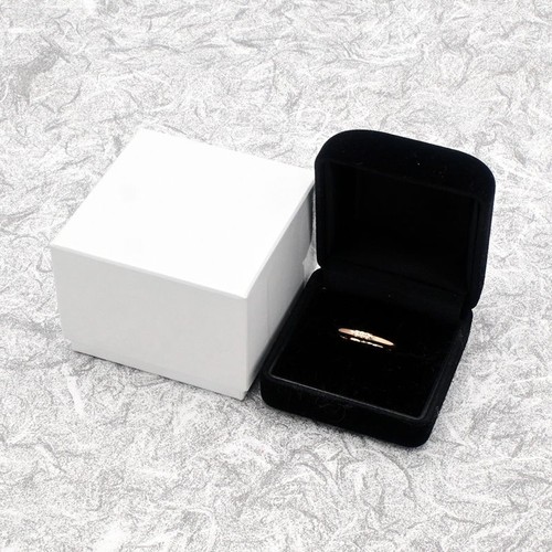 TIFFANY & Co. Anillo de alianza de boda Forever #4.5US K18RG diamante 3P... - Imagen 7 de 8