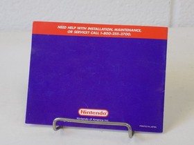 Original Nintendo NES Cleaning Kit Booklet MANUAL NES-A-CK (USA-4)