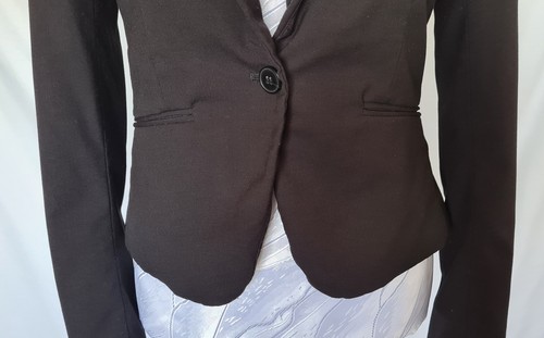 H&M UK8 Black jacket office exams GCSE A level School - Picture 5 of 6