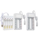 Multi-Slot Chargeur Batterie Chargeur for AAA / Aa Batterie USB Sortie 8 Fente