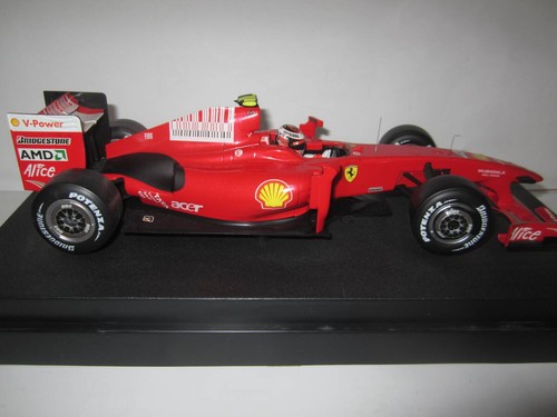 Mattel Hot Wheels 1/18 Ferrari F60 2009 Kimi Raikkonen n.4 modello di auto - Foto 4 di 10