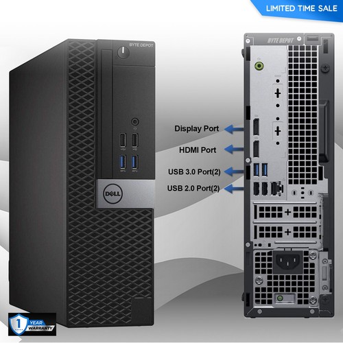 Computadora de escritorio Dell PC i7 9TH, hasta 64 GB RAM 2 TB SSD, Windows 10/11, WIFI BT - Imagen 5 de 5