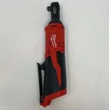 Milwaukee M12 12V Cordless 3/8" Ratchet (Tool-Only) - Red/Black, 250 RPM, 35 ft