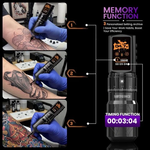 Wormhole 2 PCS 2300mAh Batteries Tattoo Gun Wireless Tattoo image 7