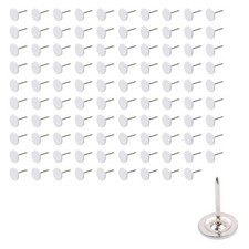 100Pcs Flat Head Upholstery Tacks Home Furniture Decor Tacks Upholstery Nails...