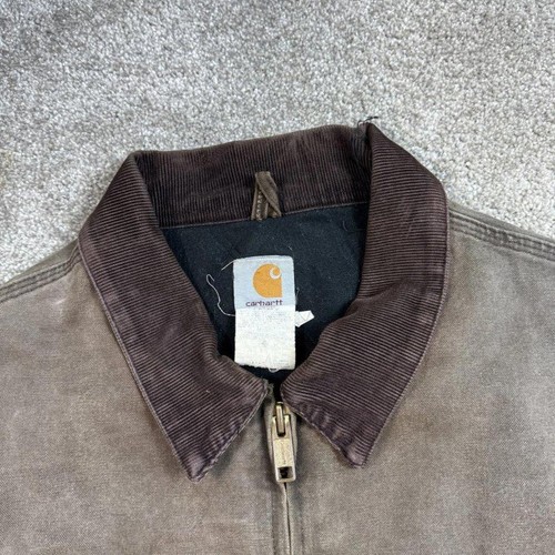 Vintage 90s (90s) Carhartt Jacket in Brown XL - Picture 7 of 8