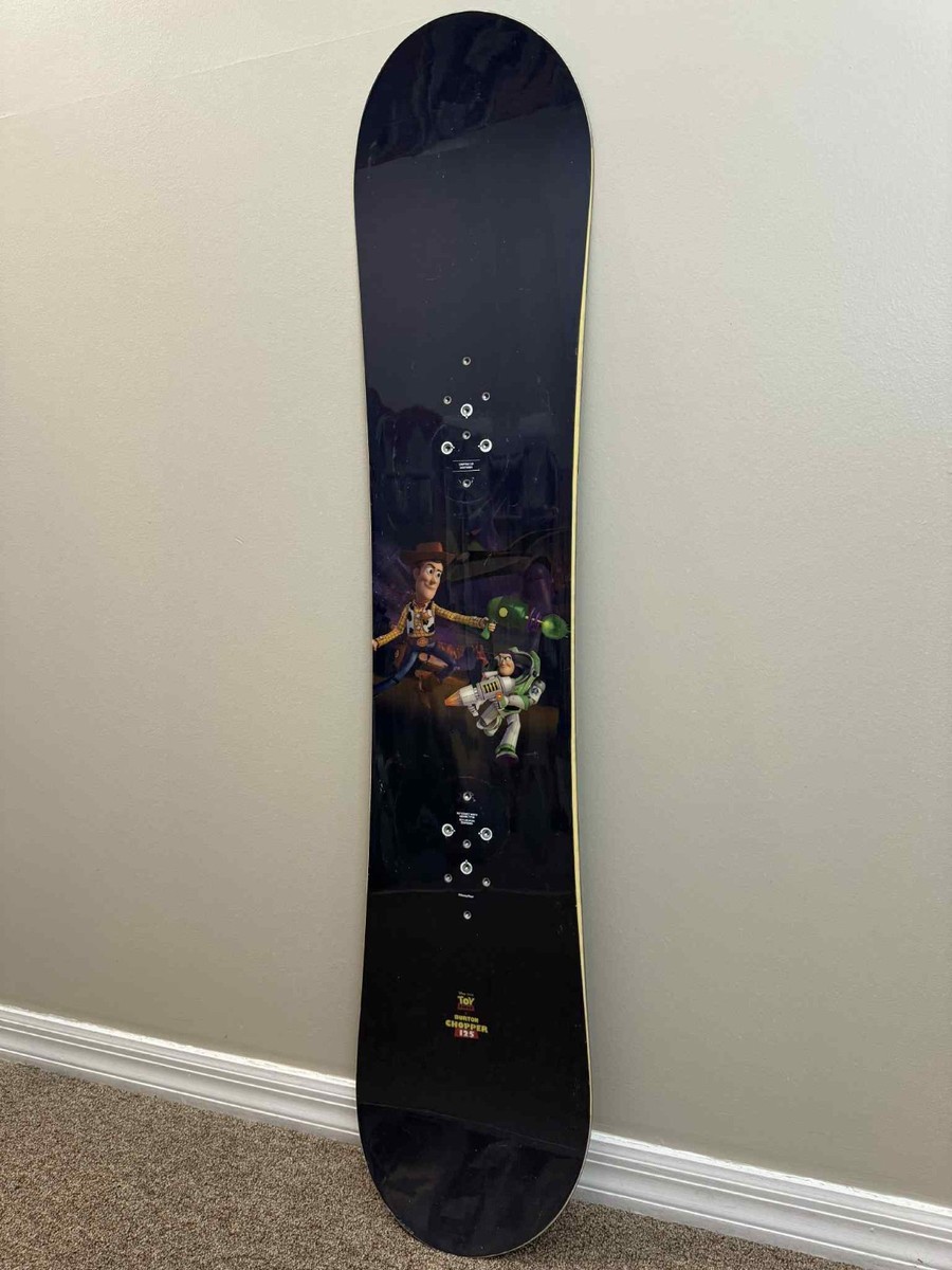Kids Toy Story Burton Chopper 125cm Snowboard Rare Woody Buzz