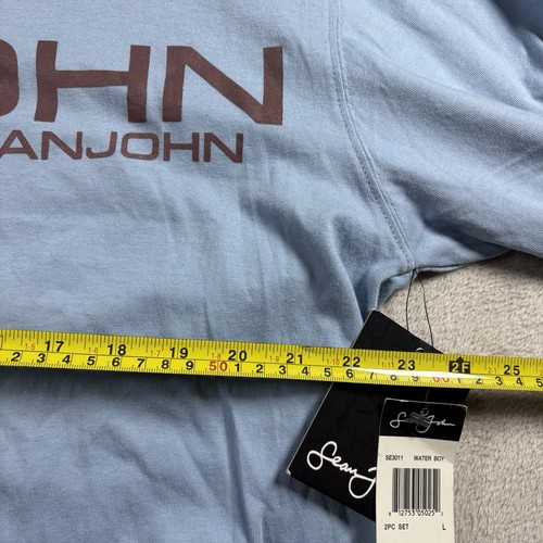 Vintage Sean John Men’s L Blue Track Suit 2 Piece Sweatshirt and Pants New#3663 - Picture 8 of 21