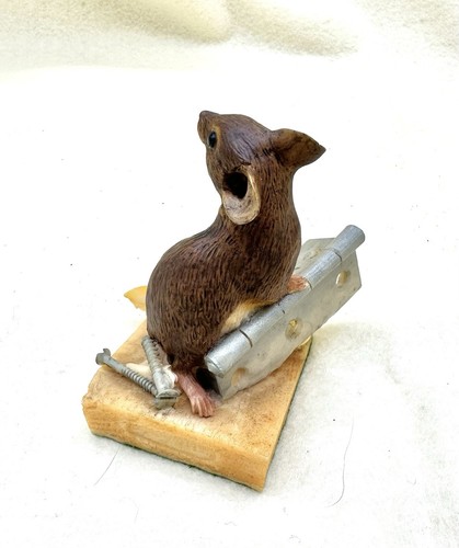 “Mouse with Hinge and Screws” figurine Aynsley Master Craft vintage 1985 - Picture 4 of 7