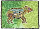 Tapir Animal Spirits Totem - Sue Coccia Blanket Throw - Made in USA (54x72)