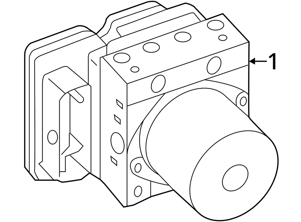 2018-2019 现代索纳塔 Abs 泵控制模块 CTDCR — 第 4/4 张图片
