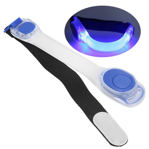 (Blue)Outdoor Sports LED Armband Flashing Wristband Luminous Bracelet For BA - Picture 16 of 23