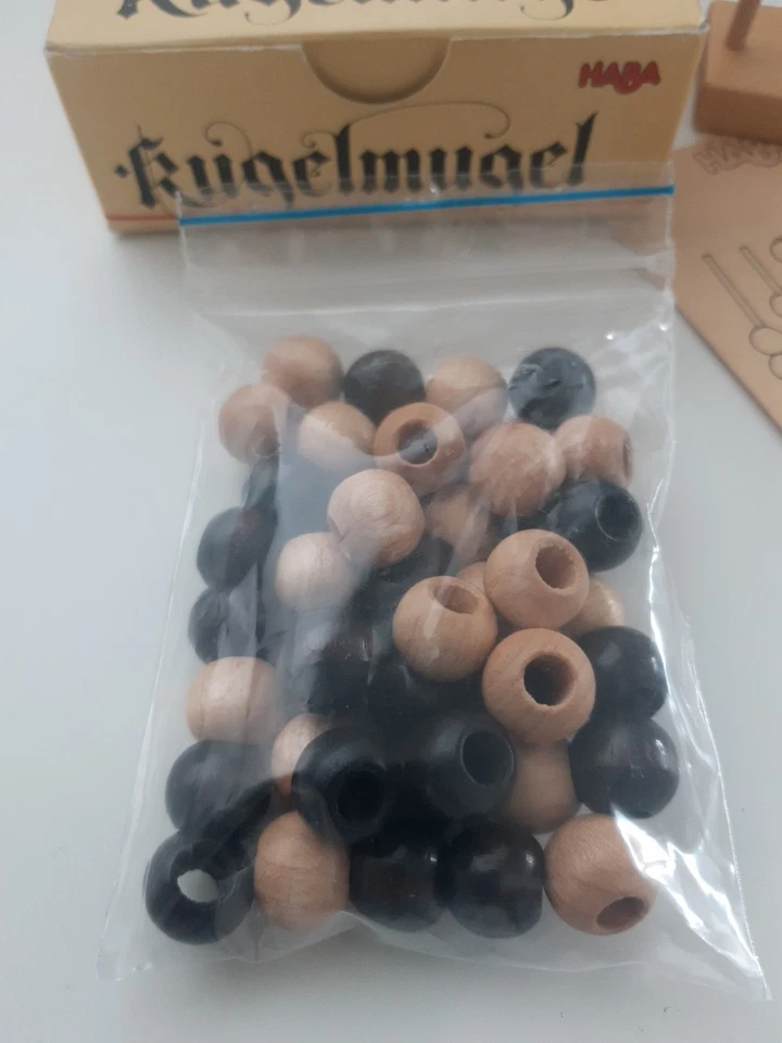 ***Haba-Kugelmugel***4 gewinnt Strategiespiel Holz Reisespiel VintageGeduldspiel - Bild 4 von 4
