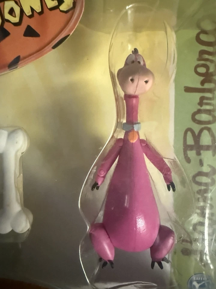 Hanna-Barbera: The Flintsones - Dino with Bone Action Figure New Sealed - Image 3 of 3